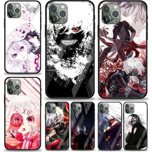 Tempered Glass Cover Tokyo Ghouls Anime For Apple IPhone 12 Mini 11 Pro XS MAX XR X 8 7 6S 6 Plus Phone Case Coque