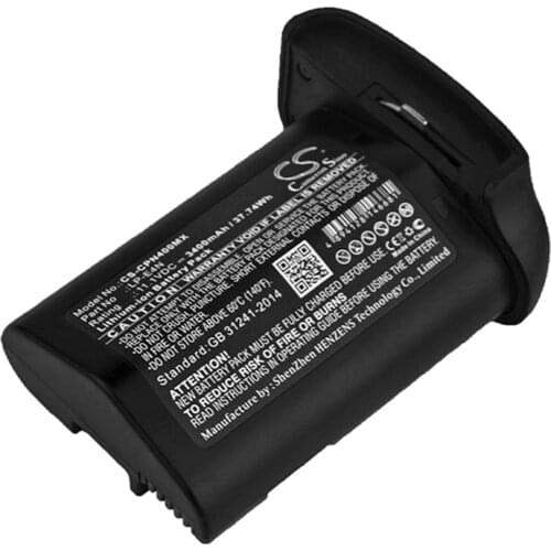 CS 3400mAh / 37.74Wh battery for Canon EOS-1D Mark IV,EOS-1D MarkIII,EOS-1D X,1Ds Mark III,MR-14EX,MT-24EX LP-E4N
