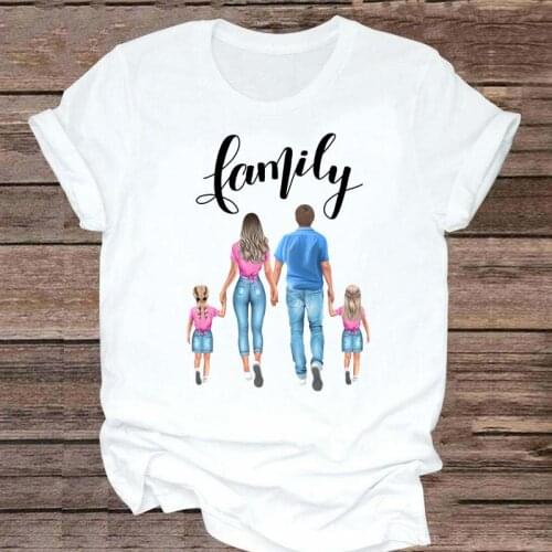 T-shirts Women Family Mother Mom Mama Lady Print Female Tee T-Shirt Casual 90s Fashion Trend Printing Clothes Graphic Tshirt Top
