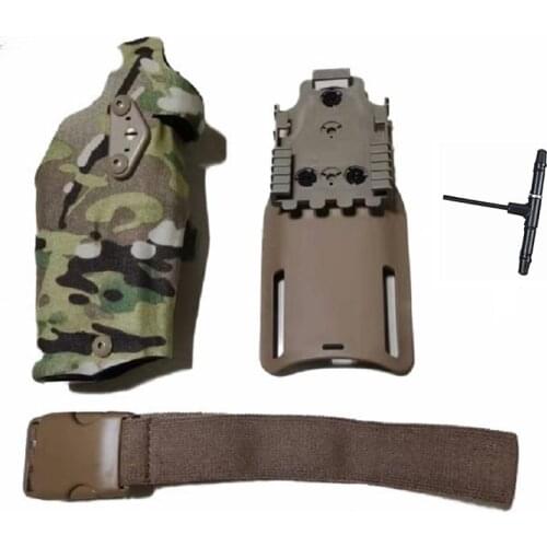 BK RG 63DO Holsters Glock17 X300 Holster Drop Adapter Quick Release Holster Gaiter Belt Set Military Tactical Holster
