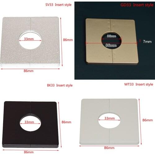 1PCS ABS Wall Wire Hole Cover 86 Type Junction Box Outlet Cable Protector Faucet Angle Valve Pipe Plug Decor