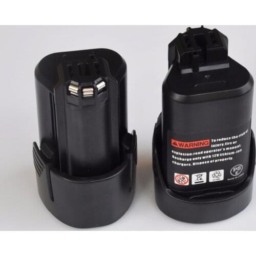 1-2PCS 3.0Ah 10.8V Li-ion rechargeable battery replace for 12V BOSCH cordless Electric drill screwdriver GOS 10.8 V-LI