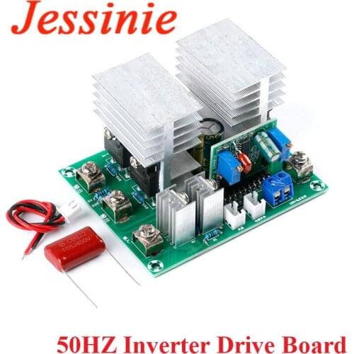 50HZ Inverter Drive Board Module Single 12V Boost Step Up 220V Transformer Conversion Board Bridge Type 500W with Stabilized
