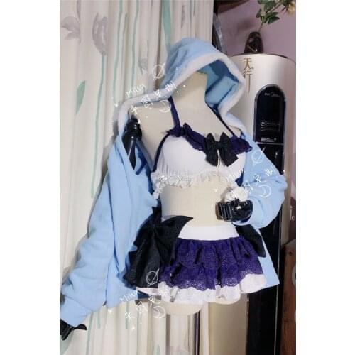 [Customize] Anime LoveLive!Sunshine!!Tsushima Yoshiko Magazine Aqours Bikini Swimsuit Pajamas Cosplay Costume Halloween Party