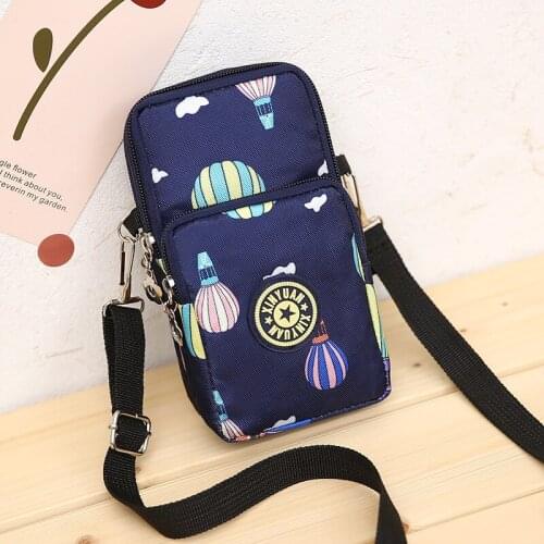 2021 New Womens Crossbody Bag New Mobile Phone Bag Sports Arm Bag Fashion One Shoulder Messenger Zero Phone Bag Stall Source