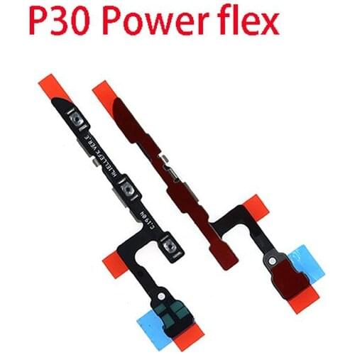New Power ON OFF Mute Switch Control Key Volume Button Flex Cable For HuaWei P30 P30 Pro