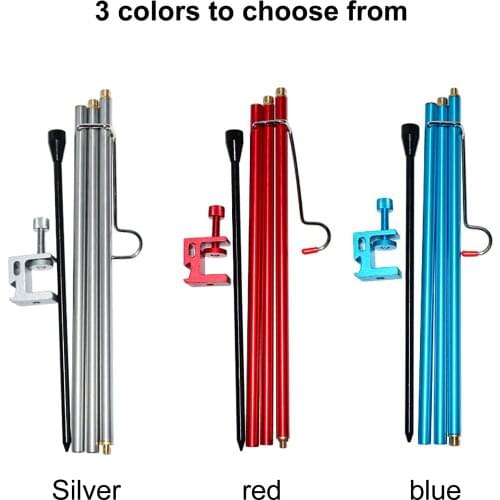 Portable Outdoor Folding Bracket Detachable Lantern Stand Aluminum Alloy Camping Light Stand Lamp Holder