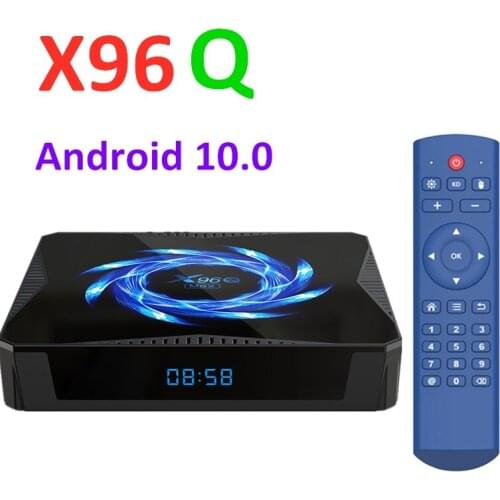 X96Q MAX Smart Android 10.0 Tv Box Allwinner H616 WiFi 4K Media Player Android 10 X96Q Smart TV Box Set Top