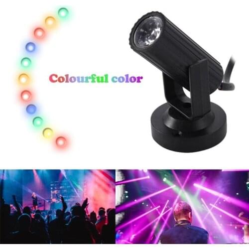 Stage Spotlight Lamp KTV Bar 1W AC 85-265V 50/60Hz LED Music Festival Party Lighting Effect Beam Light Decoration Dropshipping