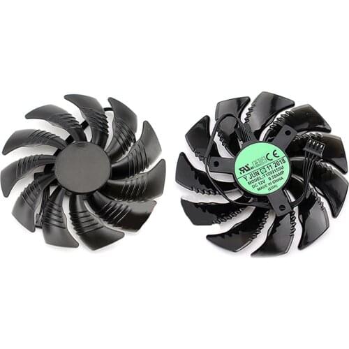 Replacement T129215SU/PLD09210S12HH Graphics Card Cooling Fan for Gigabyte GTX1060 1070 1080Mini ITX Repair Parts