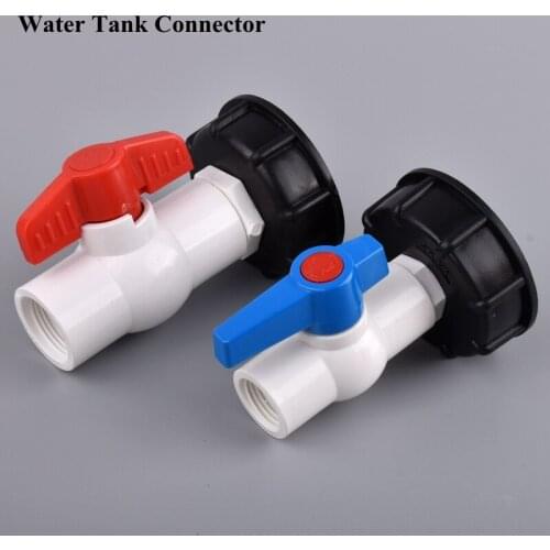1/2" 3/4" Water Tank Connector Aquarium Fish Tank Ball Valve Joints Garden Irrigation Drainage Fittings Tank Intake DIY Tools