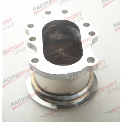 T25 T28 GT25R GT28R GT28RS TO 3" V-BAND CLAMP FLANGE DOWNPIPE ADAPTER