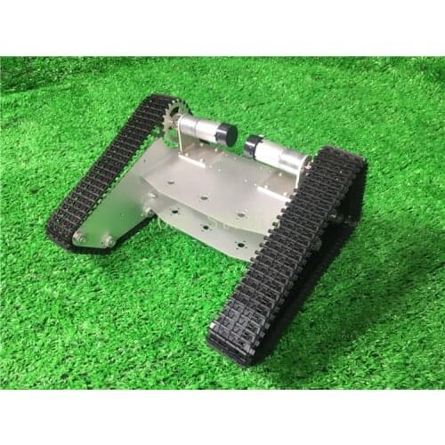 T700 Tank car,Aluminum alloy Chassis/Frame, Rolling Bearing Whees,High Torque Motor, for tank development platform, DIY tank