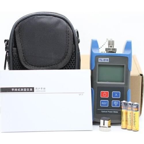 TL510C -50~+26dB and -70～+10dB Mini Optical Power Meter With SC, FC, ST Universal 2.5mm Adaptor connector