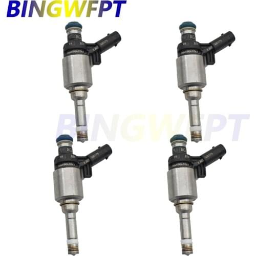 New 4Pcs Fuel Injector 06H906036H 06H906036G For For AUDI A3 A4 A5 A6 A8 Q3 Q5 TT 2.0 TFSI quattro 2004-2017 Replacement