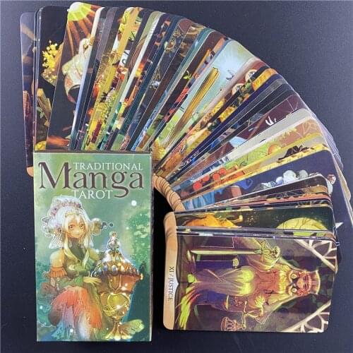 Traditional Manga Tarot Full English Classic Board Games Cards In High quality