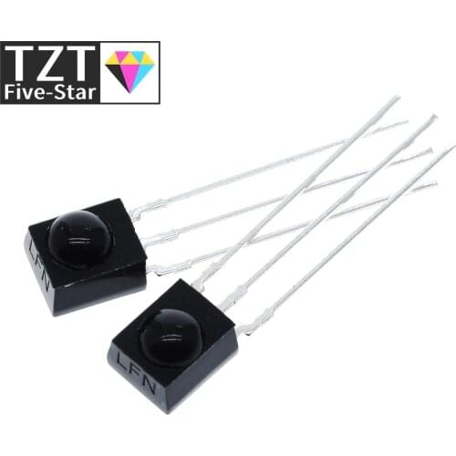 TZT High Quality 5Pcs/lot IR Receiver 38 kHz Remote Infrared Module TSOP4838 DIP-3