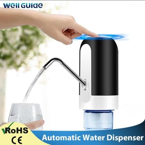Water Bottle Pump USB 5V Charging Automatic Electric Water Dispenser Pump Bottle Water One Click Auto Switch Drinking Dispenser