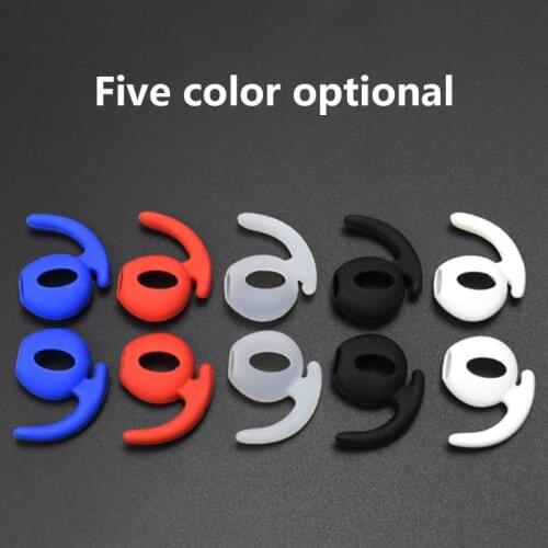 1 Pair Earbuds Cover In-Ear Tips Soft Silicone Skin Ear Hook Buds Replacement for Apple Airpods Wireless Bluetooth Headset