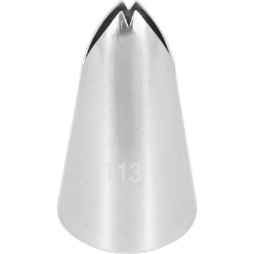 30pcs/lot)Free Shipping FDA High Quality Stainless Steel Large Leaf Cake Icing Nozzle#113