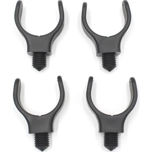4PCS Carp Fishing Accessories Rod Rest Holder Gripper Support Stand Fish Pole Rod Holder Brackets Head Telescoping Fishing Tools
