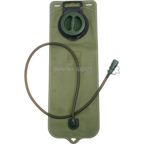50pcs/lot TPU 3L Water Bladder Pouch Hydration Pack Outdoor Cycling Hiking Backpack Green