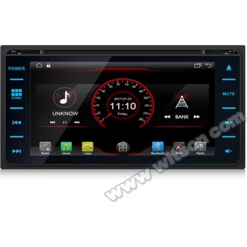 6.95" Android 10 OS Car DVD Multimedia GPS Radio for Toyota Prado 1996-2009 Fortuner 2005-2011 Land Cruiser 100 Series 1998-2007