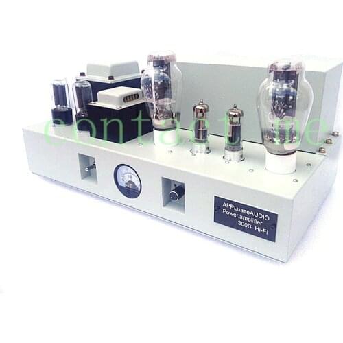 6F3 + 300B Single-ended Class A tube power amplifier, frequency response：15HZ-28KHZ,Input sensitivity: 200mV
