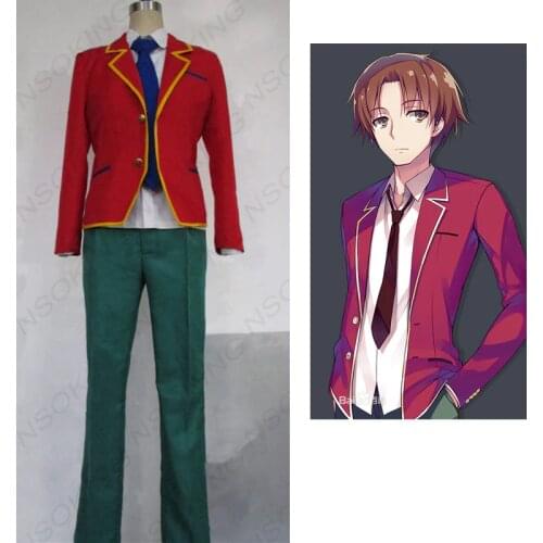 Anime Classroom of the Elite Ayanokouji Kiyotaka Cosplay Costum custom made