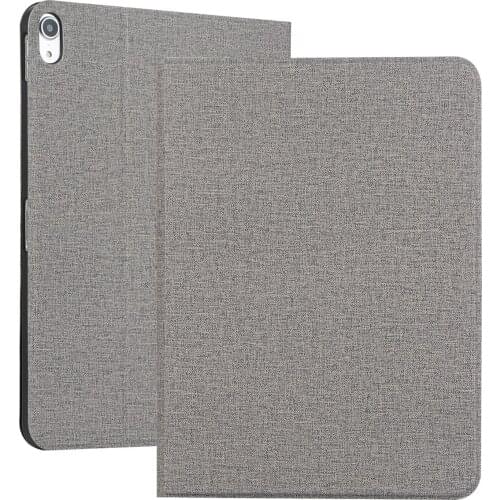 Case For Apple iPad Pro 11 inch 2018 case Smart flip fabric cloth Stand soft tablets case Coque for iPad Pro 11" Cover
