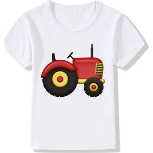 Driving A Cow Children Funny T-Shirts Summer Girls Boys T Shirt 10 Years