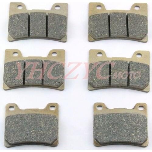 For Yamaha V-Max 12 93-03 FJ1200 A(ABS Model) 91-95 FZR1000 89-90 TDM850 96-01 Motorcycle front and rear brake pads set