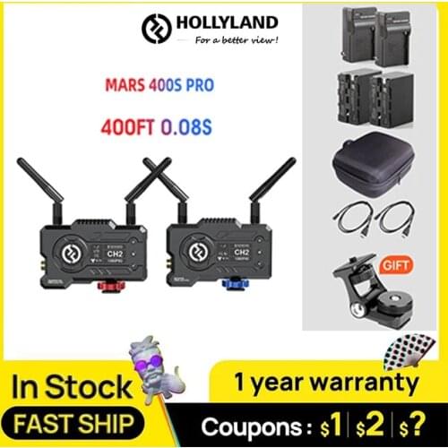 Hollyland MARS 400S PRO FILES Wireless Video Transmission System HD Image Transmitter Receiver SDI 1080P for Photography