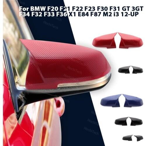Side Wing modified Excellent car styling Rearview Carbon Fiber Pattern Mirror Cover caps For BMW F32 F33 F36 X1 E84 F87 M2 i3