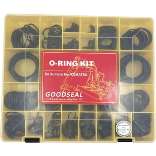 O-ring Kit For Excavator Komatsu 32 sizes=555 Pcs NBR 90 O-Ring kit