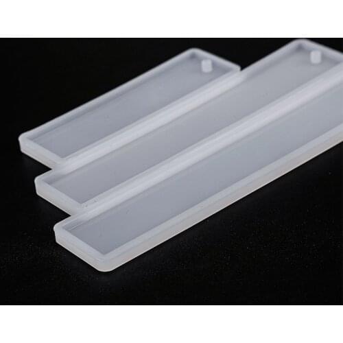 Resin Mold Kit Silicone Molds for Epoxy Resin Bookmark Decoration Mirror Diy Jewelry Making Kit