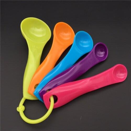 5pcs Colorful measuring Spoon set Kitchen tools