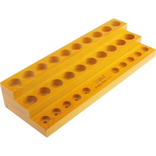 Tabletop Vintage 10/30ml 28 Bottles 3 Tier Wood Essential Oil Nail Polish Rack Holder Organizer