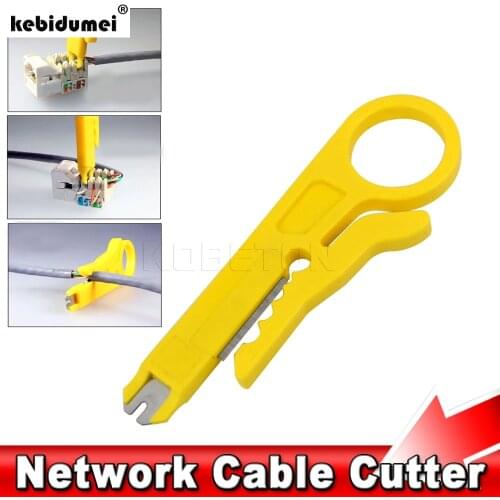 New arrival household Rotary Punch Down Network UTP Cable Cutter Stripper RJ45 Cat5 RJ12 RJ11 Punch Down Wire Tool