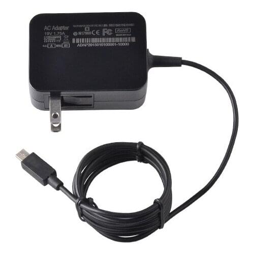 19V 1.75A 33W Portable Travel Charger Power Adapter For Asus X205T X205TA With Long Cable US Plug