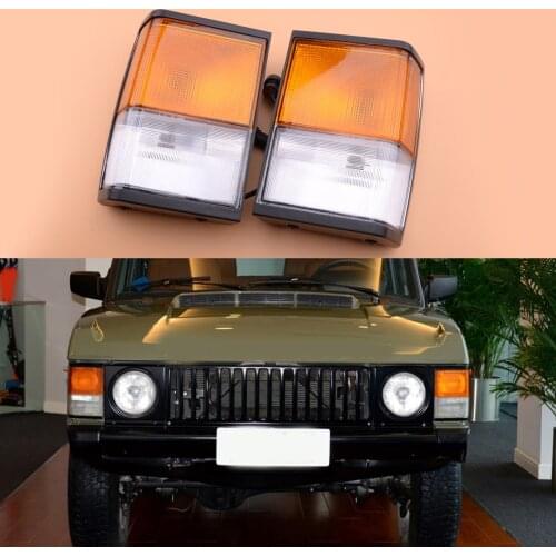 PRC8949 PRC8950 1 Pair Front Classic Indicator Side Corner Flasher Turn Signal Light Lamp Square Fit for Land Rover Range Rover