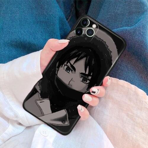 Attack on Titan anime Rival Ackerman art silicone Phone Case FOR iPhone Se 6 6s 7 8 Plus X Xr Xs 11 12 Mini Pro Max Glass Cover