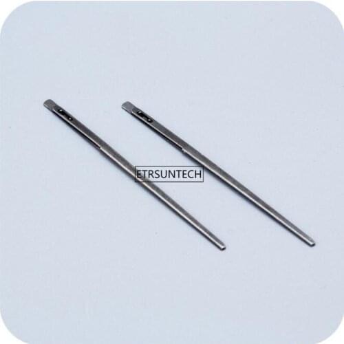 Double Hole Leather Rope Lace Needles DIY Flat Leather Rope Knitting Needle Goods Handmade Cowhide Costura Sewing Accessories