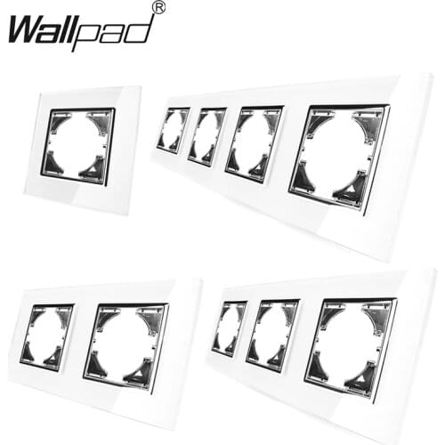 DIY Glass Frame for L6 Module EU Sandard Temepred Glass Frame Wallpad L6 Series