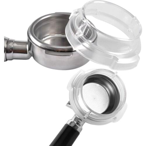 58MM Intelligent Dosing Ring Espresso Barista Profilter For Brewing Bowl Coffee Powder 58MM Profilter Coffee Power Anti-fly Tool