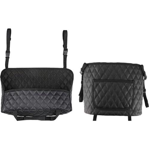 Auto Seat Side Storage Box Universal PU Leather for Cup Key Phone Holder Travel Organizer Off-road Vehicles SUVs