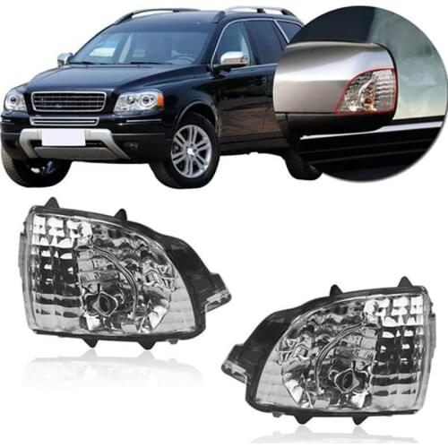 Rearview Side Mirror Turn Signal Indicator Light for Volvo XC70 XC90 Door Mirror Flasher Lamp 31111813 31111814