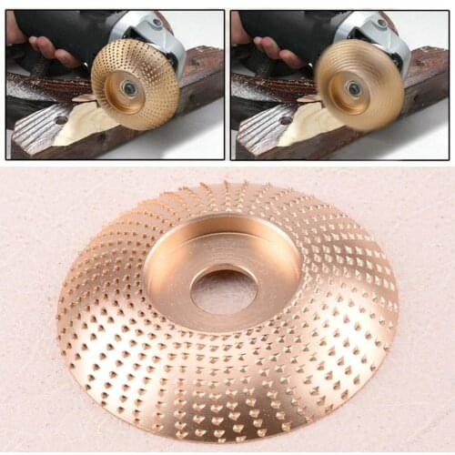 LETAOSK 84mm Gold Grinding Wheel Wood Sanding Carving Shaping Disc Fit For Angle Grinder