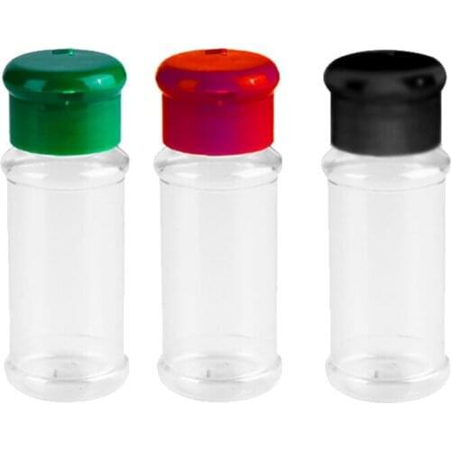 10/12/20pcs 100ml Salt Pepper Shakers Seasoning Powder Bottle Salt Storage Container Kitchen Seasoning Box Kitchen Tools LBS