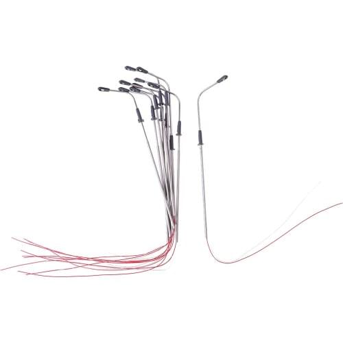 10 Pcs. Street Lamp Model With LED Lighting For Model Making
